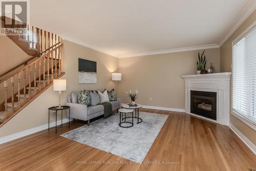 2010 Grovetree Lane, Burlington, ON - Indoor Photo Showing Living Room With Fireplace