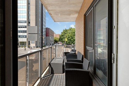 Balcon - 201-1110 Boul. René-Lévesque E., Montréal (Ville-Marie), QC - Outdoor With Balcony With Exterior