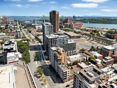 Photo aérienne - 201-1110 Boul. René-Lévesque E., Montréal (Ville-Marie), QC - Outdoor With Body Of Water With View