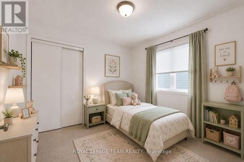Photo has been virtually staged. - 4852 Abbott Street E, Ottawa, ON - Indoor Photo Showing Bedroom