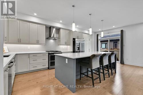 32 Edenbridge Court, Ottawa, ON - Indoor Photo Showing Kitchen With Upgraded Kitchen