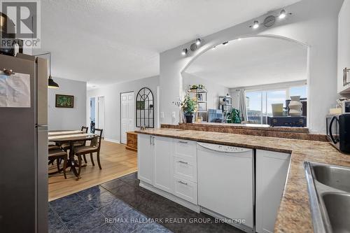 703 - 1380 Prince Of Wales Drive, Ottawa, ON - Indoor Photo Showing Kitchen With Double Sink