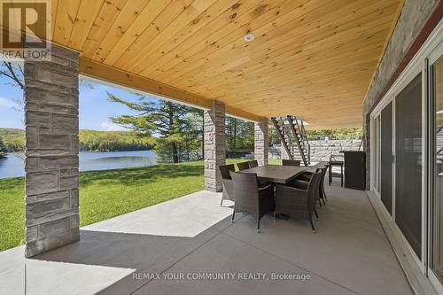 142 Bentley Lake Loop, Faraday, ON - Outdoor With Body Of Water With Deck Patio Veranda With Exterior