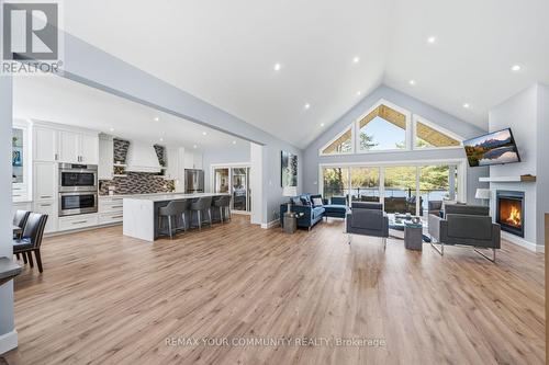 142 Bentley Lake Loop, Faraday, ON - Indoor With Fireplace
