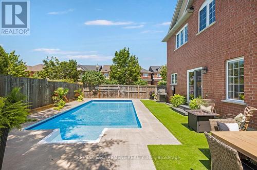 33 Dewsbury Way, Hamilton, ON - Outdoor With In Ground Pool