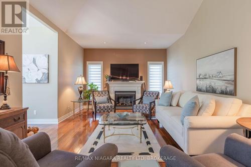 Main Level - Living Room - 3538 Algonquin Drive, Fort Erie (Ridgeway), ON - Indoor Photo Showing Living Room With Fireplace