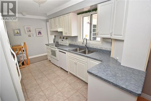 1066 Delwood Court, Sudbury, ON - Indoor Photo Showing Kitchen With Double Sink