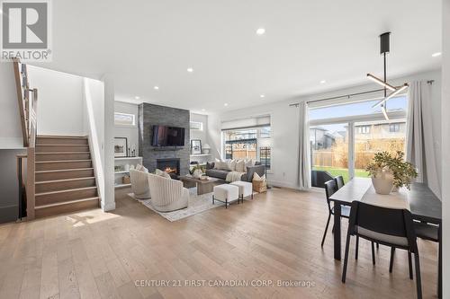 10 Beaty Lane, Zorra (Thamesford), ON - Indoor With Fireplace