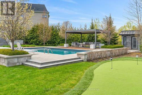 61 Ria Court, King, ON - Outdoor With In Ground Pool With Backyard