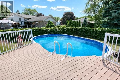 521 Royal Ridge Crescent, Amherstburg, ON - Outdoor With Above Ground Pool With Backyard