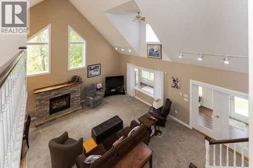 1165 Adams Road, Prince George, BC - Indoor Photo Showing Other Room With Fireplace