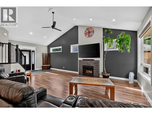 7557 Loedel Crescent, Prince George, BC - Indoor With Fireplace