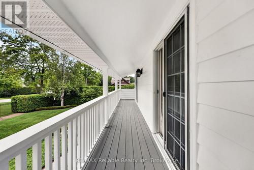2nd floor balcony from the upper bedrooms - 60 Tuyll Street, Bluewater (Bayfield), ON - Outdoor With Balcony With Exterior