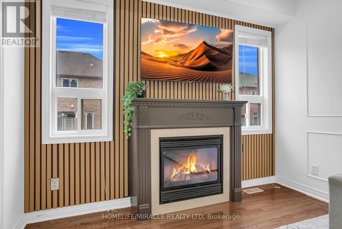 9 Gamson Crescent, Brampton, ON - Indoor Photo Showing Other Room With Fireplace