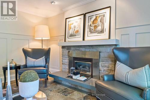 175 Mohawk Road, Oakville, ON - Indoor Photo Showing Living Room With Fireplace