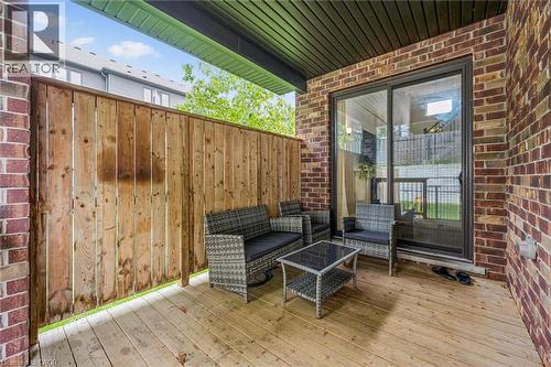 254 Gosling Gardens Unit# 12, Guelph, ON - Outdoor With Deck Patio Veranda With Exterior