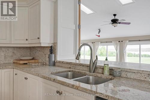 733 County Rd 2 Rd Road E, Otonabee-South Monaghan, ON - Indoor Photo Showing Kitchen With Double Sink