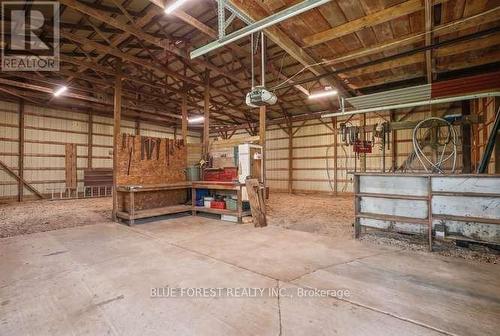 9869 Currie Road, Dutton/Dunwich, ON - Indoor Photo Showing Garage