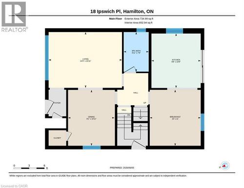 Floor plan - 18 Ipswich Place, Hamilton, ON - Other