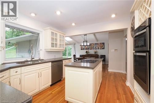 181 Lincoln Road, Waterloo, ON - Indoor Photo Showing Kitchen With Double Sink