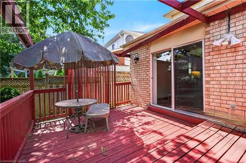 3631 Cherrington Crescent, Mississauga, ON - Outdoor With Deck Patio Veranda With Exterior