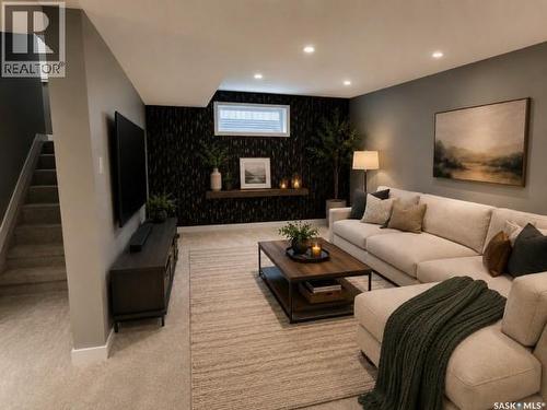411 Flynn Lane, Saskatoon, SK - Indoor Photo Showing Living Room
