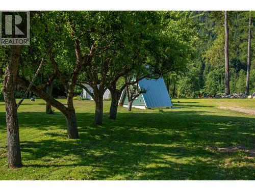 10 mature fruit trees.  They are a mixture of different apple trees, sour cherry trees and pear trees.  There is also a newly planted plum tree. - 3045 Bower Road, Slocan Park, BC 