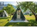 Front view of prefab A-Frames. - 3045 Bower Road, Slocan Park, BC 