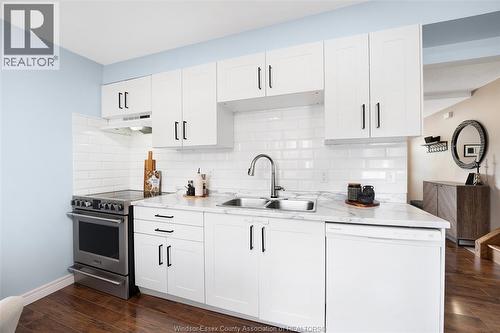 347 St. Peter Street, Belle River, ON - Indoor Photo Showing Kitchen With Double Sink With Upgraded Kitchen