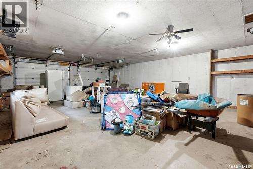 365 Second Street, Mclean, SK - Indoor Photo Showing Garage