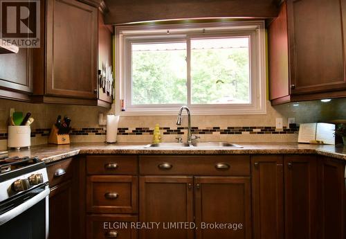 15 Steele Street, St. Thomas, ON - Indoor Photo Showing Kitchen With Double Sink