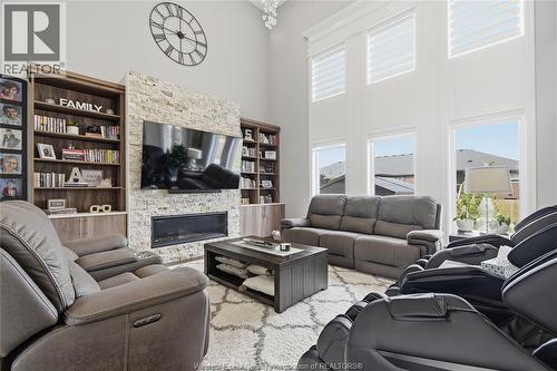 615 Matche Street, Lakeshore, ON - Indoor Photo Showing Living Room With Fireplace