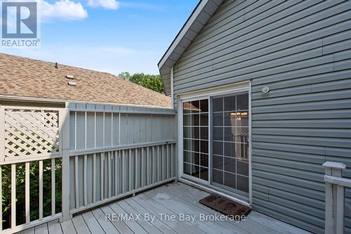 Back Deck Area Off the Breakfast Nook and Kitchen - 12 Goldsmith Place, Wasaga Beach, ON - Outdoor With Exterior