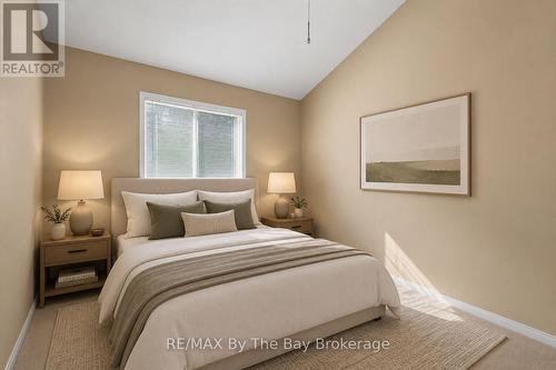 2nd Main Floor Bedroom Virtually Staged - 12 Goldsmith Place, Wasaga Beach, ON - Indoor Photo Showing Bedroom