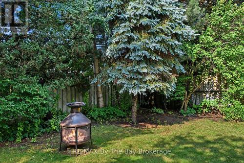 Private Backyard with Firepit Area - 12 Goldsmith Place, Wasaga Beach, ON - Outdoor