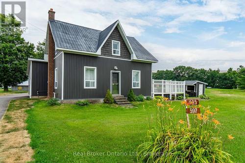 Original 2 Storey Home - 597 Lafontaine  Road W, Tiny, ON - Outdoor