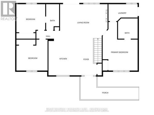 Bungalow Main Level Floorplan - 597 Lafontaine  Road W, Tiny, ON - Other