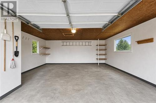 3066 River Road, Val Caron, ON - Indoor Photo Showing Garage
