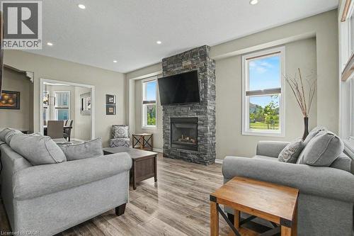 767 Lucerne Avenue, Waterloo, ON - Indoor Photo Showing Living Room With Fireplace