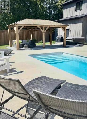 801 Watson Road S, Puslinch, ON - Outdoor With In Ground Pool With Deck Patio Veranda