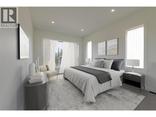 Virtually Staged - 1654 Howse Pass, Golden, BC - Indoor Photo Showing Bedroom