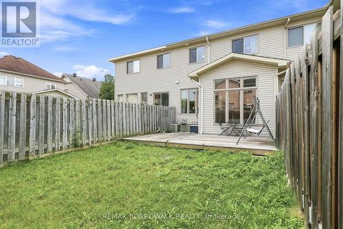 With a deck ready to go! - 617 Spikemoss Place, Ottawa, ON - Outdoor With Deck Patio Veranda