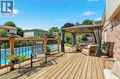 25 Winter Way, Brantford, ON - Outdoor With In Ground Pool With Deck Patio Veranda With Exterior