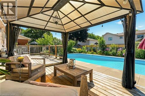 25 Winter Way, Brantford, ON - Outdoor With In Ground Pool With Deck Patio Veranda With Exterior