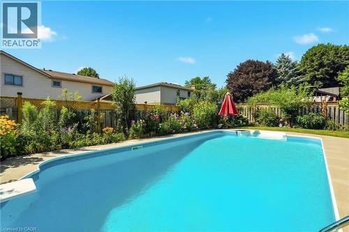 25 Winter Way, Brantford, ON - Outdoor With In Ground Pool With Backyard