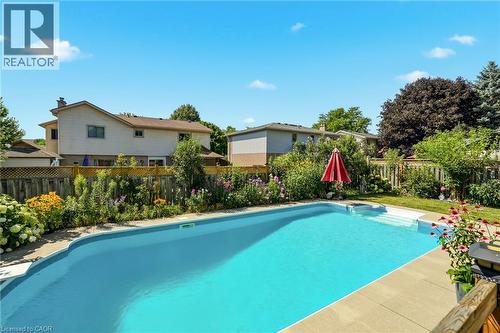 25 Winter Way, Brantford, ON - Outdoor With In Ground Pool With Backyard