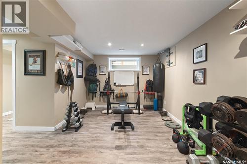 4538 Green Rock Road E, Regina, SK - Indoor Photo Showing Gym Room