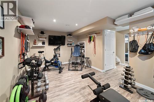 4538 Green Rock Road E, Regina, SK - Indoor Photo Showing Gym Room