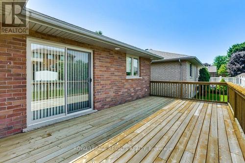 126 Glendale Drive, Tillsonburg, ON - Outdoor With Deck Patio Veranda With Exterior
