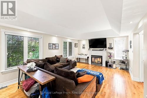 2 Wilson House Drive, Whitby, ON - Indoor Photo Showing Living Room With Fireplace